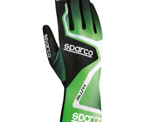 Sparco racing gloves ARROW black/fluo green - size 08